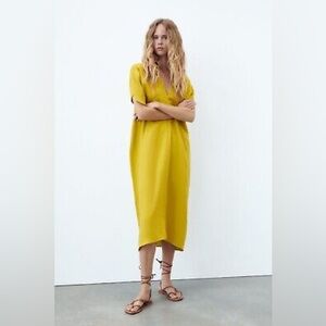 Zara Linen Tunic Dress - perfect summer getaway dress